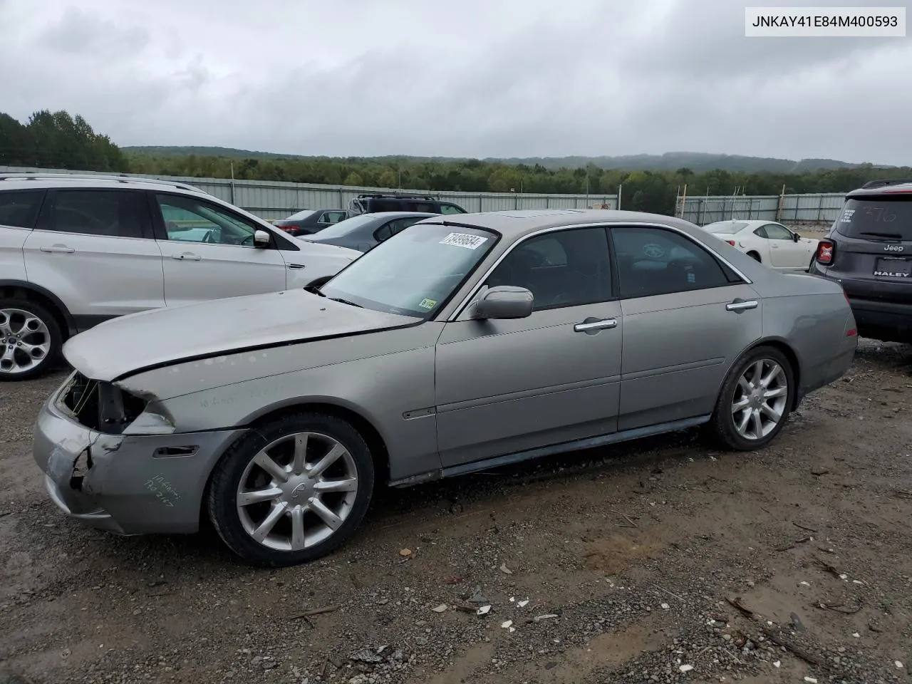 2004 Infiniti M45 VIN: JNKAY41E84M400593 Lot: 73499684