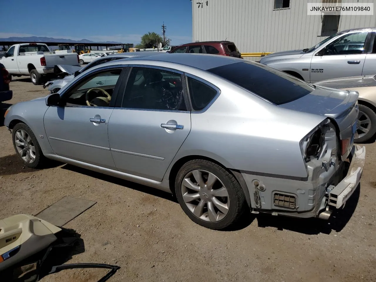 2006 Infiniti M35 Base VIN: JNKAY01E76M109840 Lot: 56911944