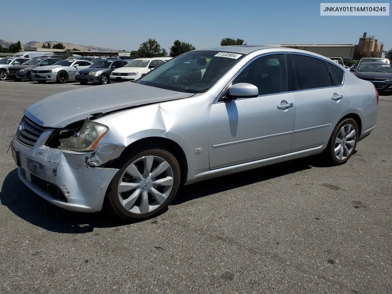 2006 Infiniti M35 Base VIN: JNKAY01E16M104245 Lot: 61530904