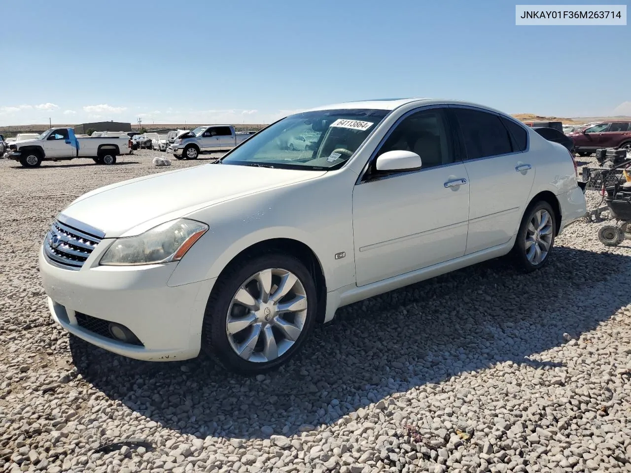 2006 Infiniti M35 Base VIN: JNKAY01F36M263714 Lot: 64113864