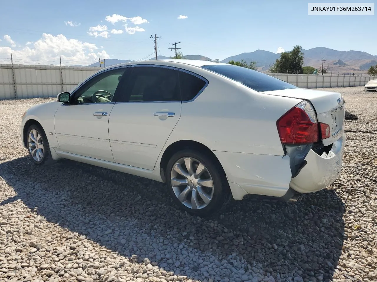 2006 Infiniti M35 Base VIN: JNKAY01F36M263714 Lot: 64113864