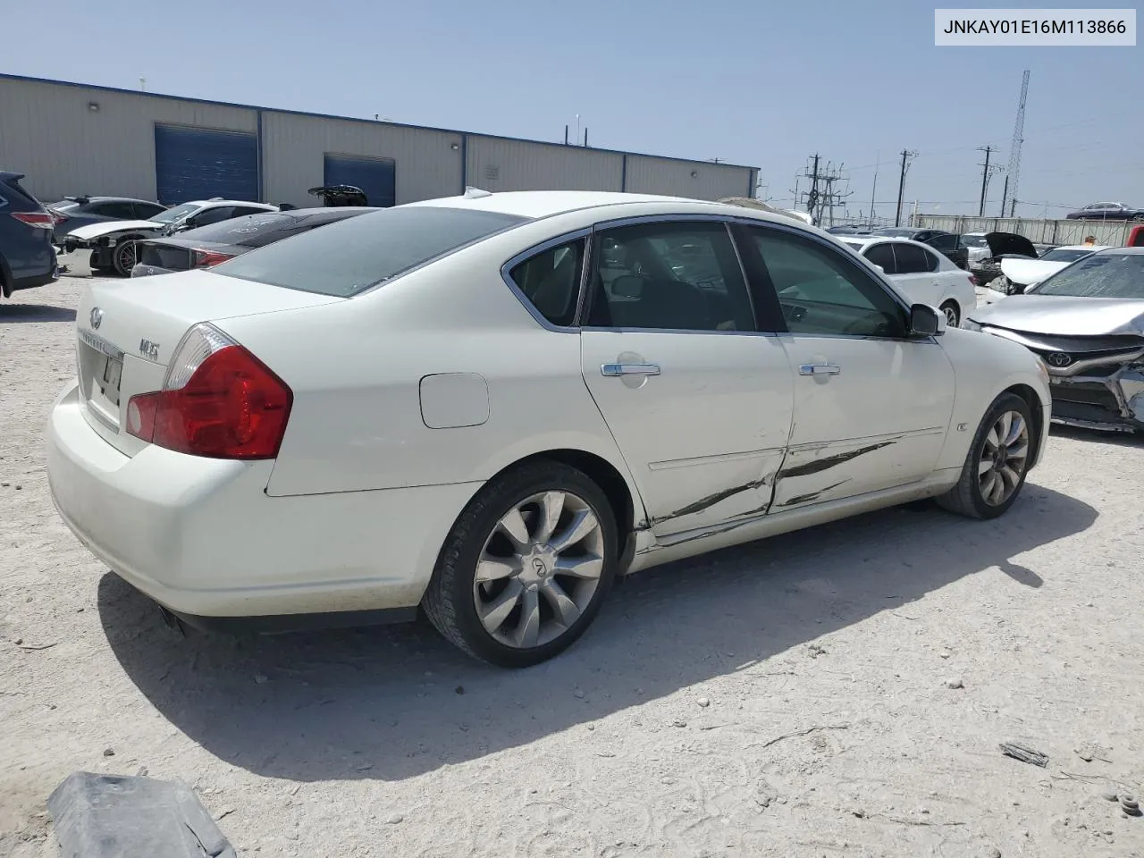 2006 Infiniti M35 Base VIN: JNKAY01E16M113866 Lot: 65123594