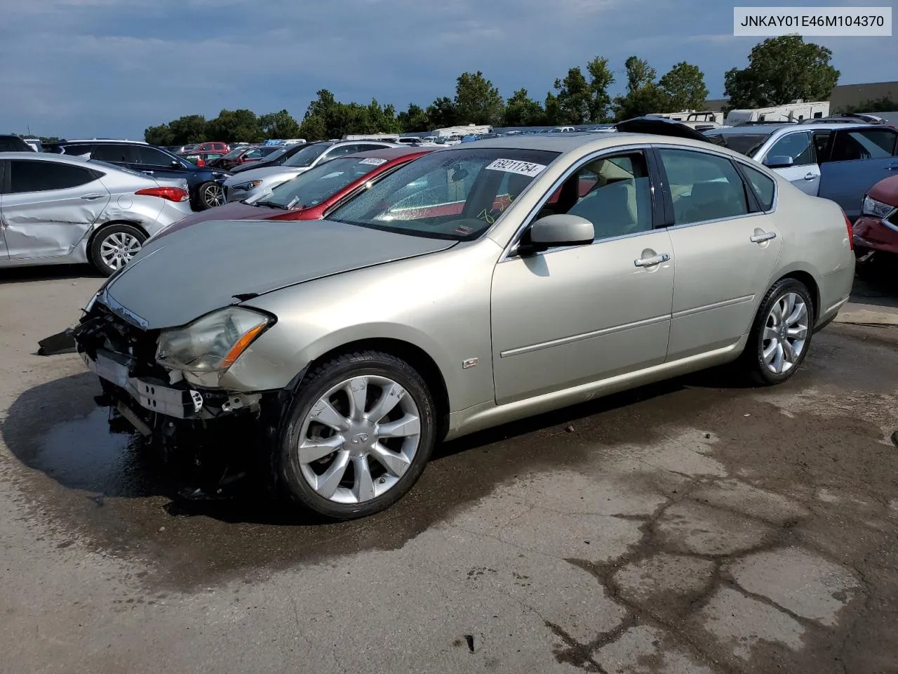 2006 Infiniti M35 Base VIN: JNKAY01E46M104370 Lot: 69211754