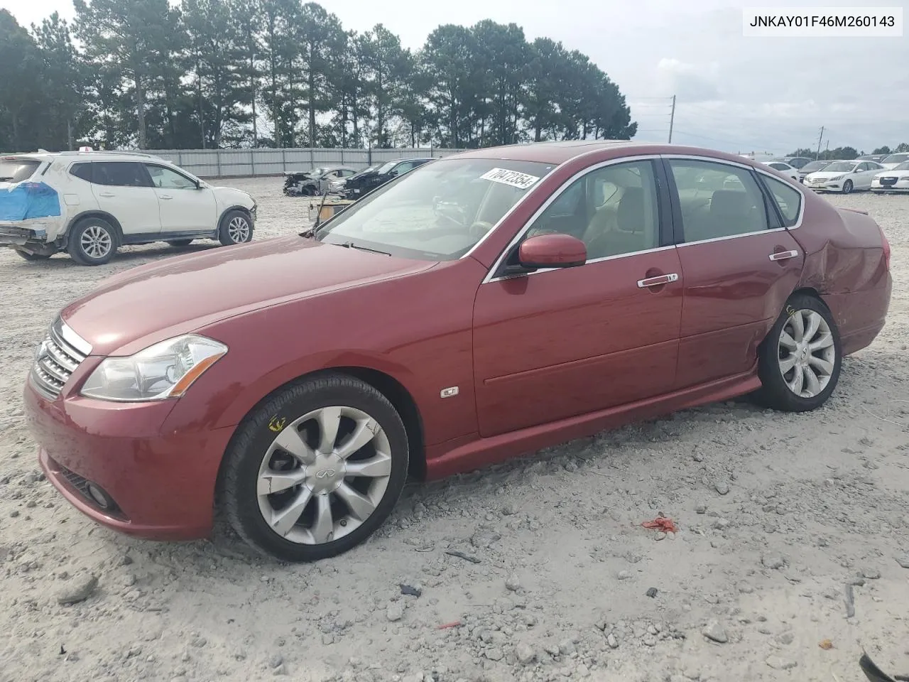 2006 Infiniti M35 Base VIN: JNKAY01F46M260143 Lot: 70472354