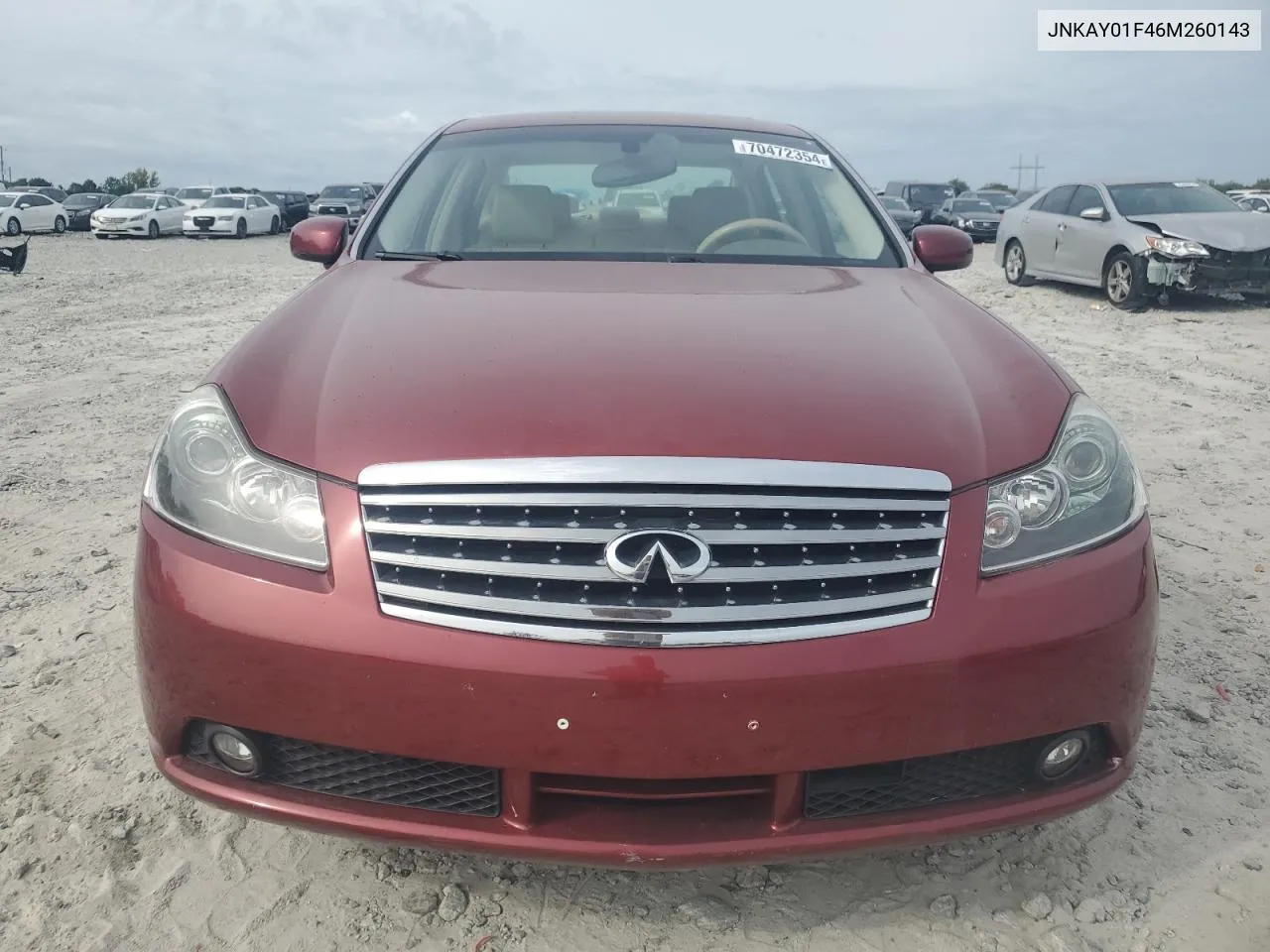 2006 Infiniti M35 Base VIN: JNKAY01F46M260143 Lot: 70472354