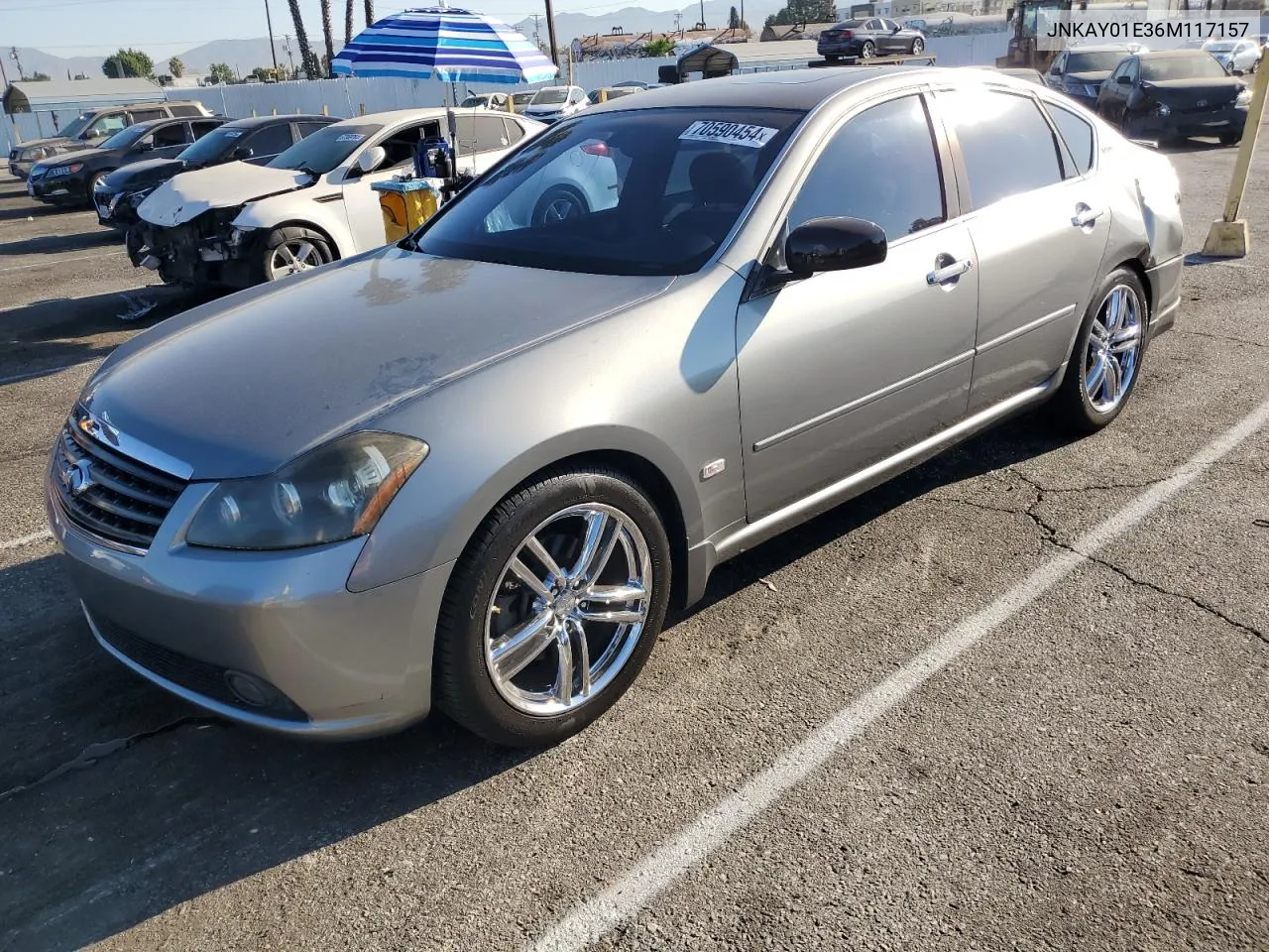 2006 Infiniti M35 Base VIN: JNKAY01E36M117157 Lot: 70590454