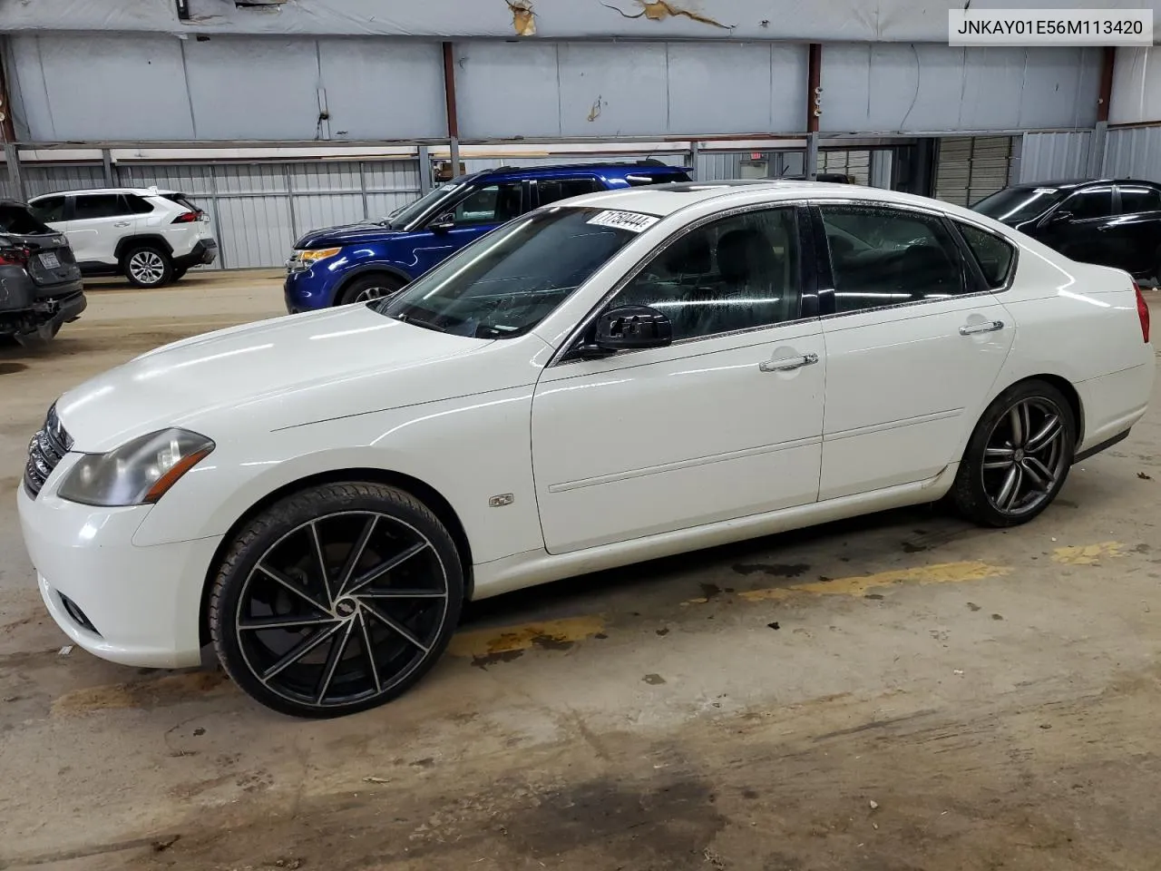 2006 Infiniti M35 Base VIN: JNKAY01E56M113420 Lot: 71750444