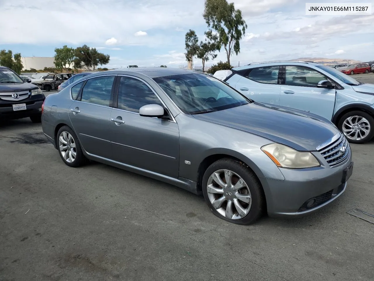 2006 Infiniti M35 Base VIN: JNKAY01E66M115287 Lot: 71891664