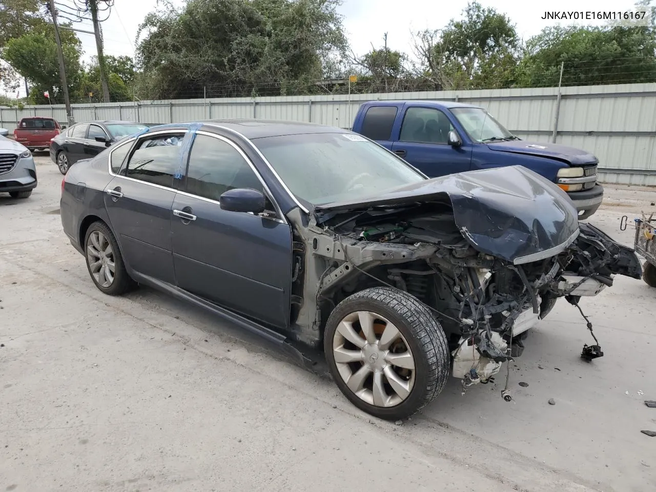 2006 Infiniti M35 Base VIN: JNKAY01E16M116167 Lot: 76403304