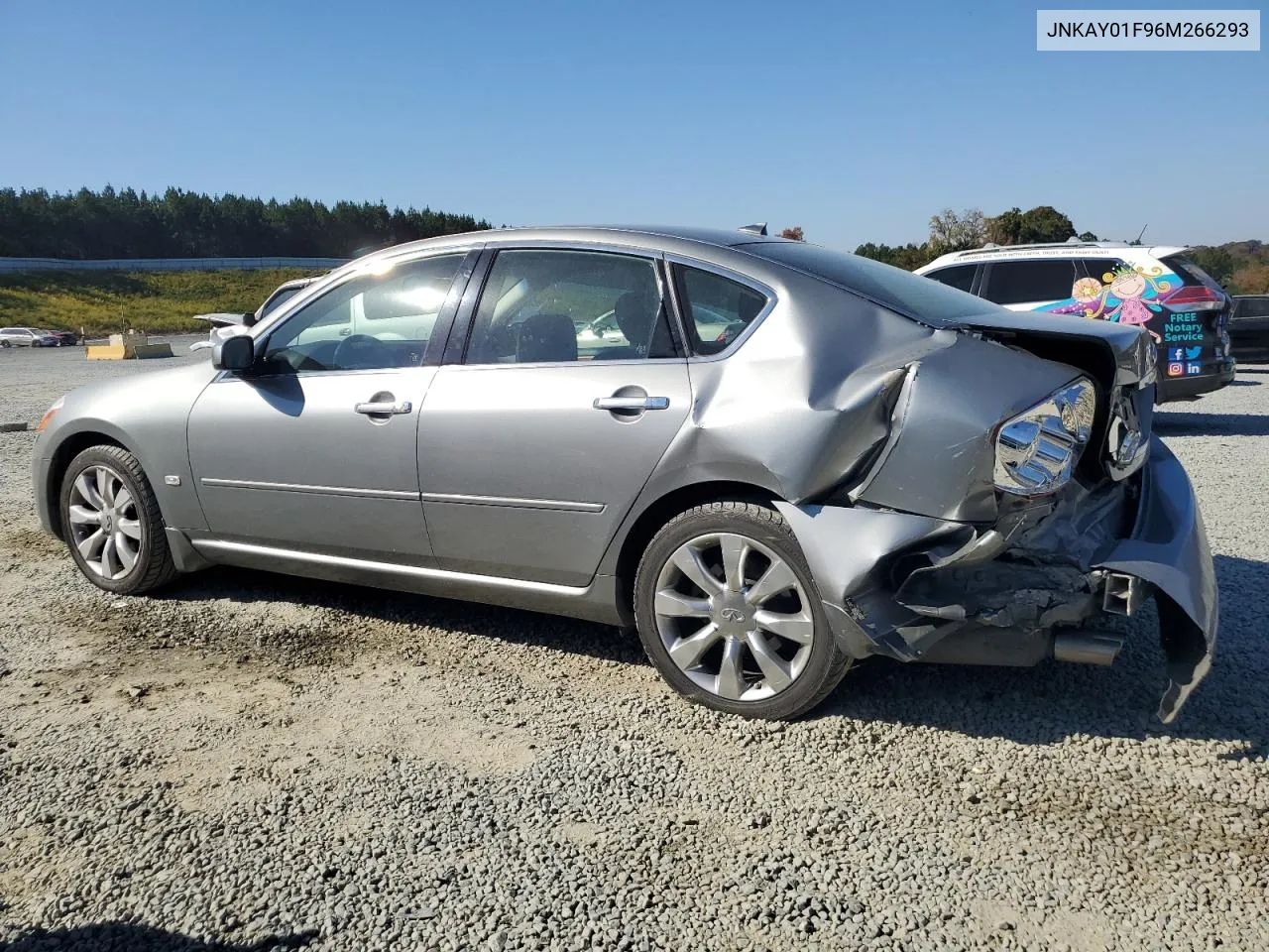 2006 Infiniti M35 Base VIN: JNKAY01F96M266293 Lot: 77359164