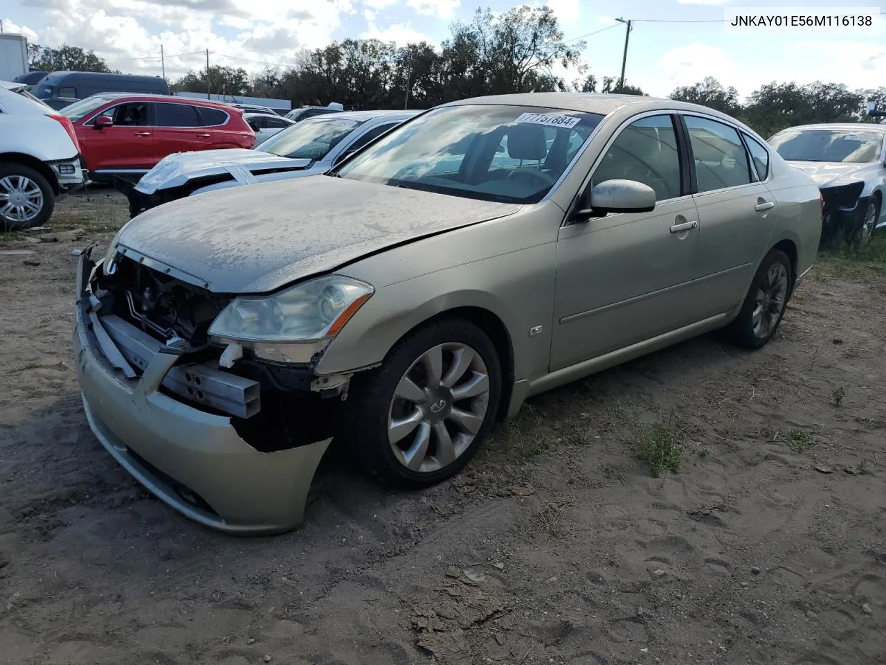 2006 Infiniti M35 Base VIN: JNKAY01E56M116138 Lot: 77757884