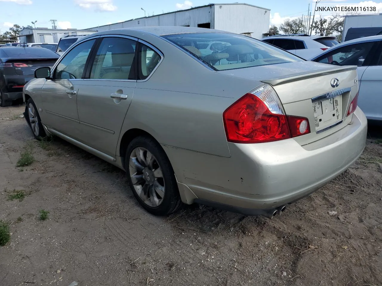 2006 Infiniti M35 Base VIN: JNKAY01E56M116138 Lot: 77757884