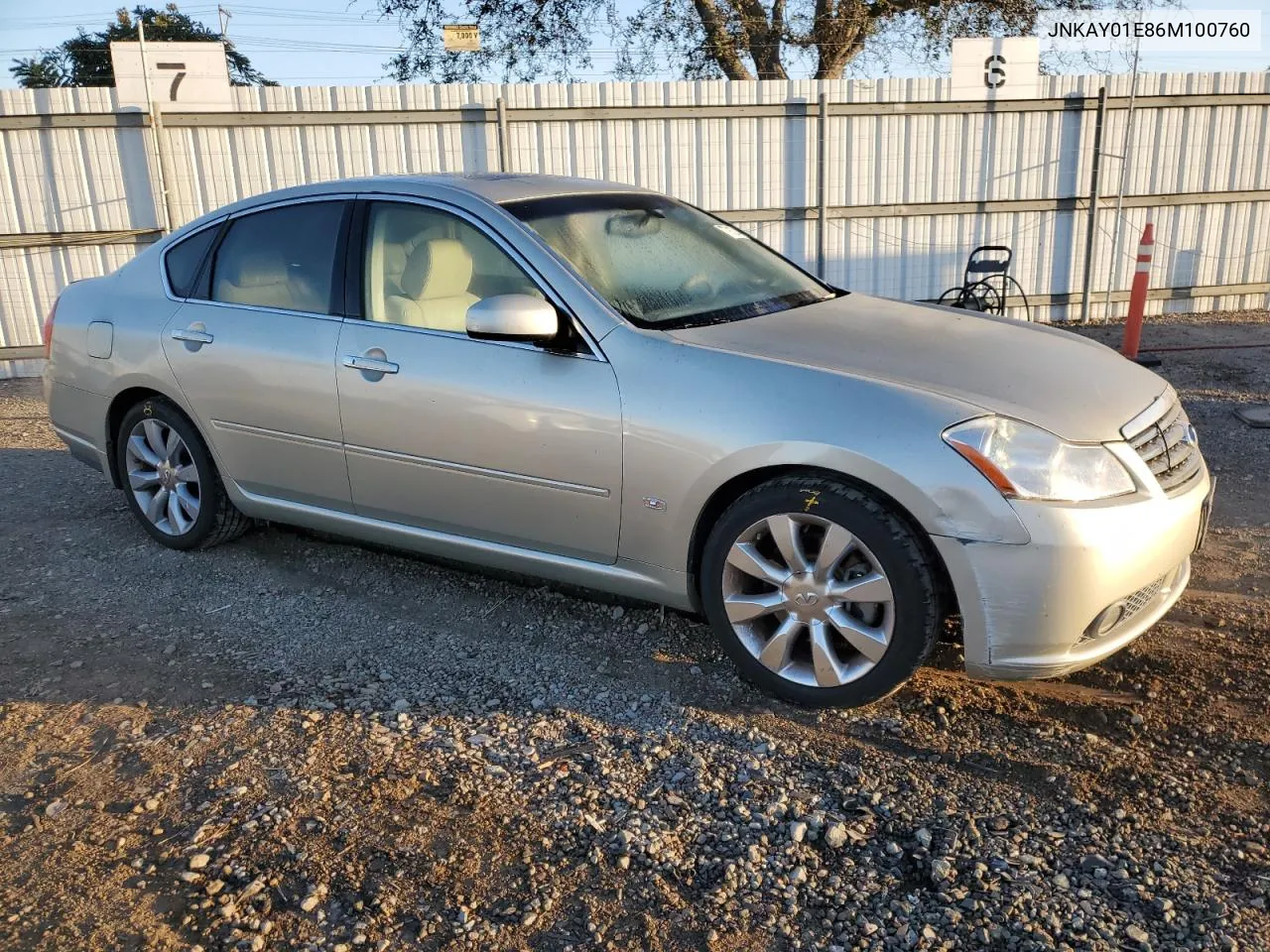 2006 Infiniti M35 Base VIN: JNKAY01E86M100760 Lot: 77912704