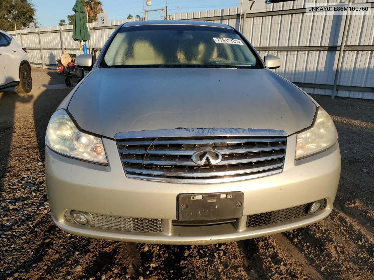 2006 Infiniti M35 Base VIN: JNKAY01E86M100760 Lot: 77912704