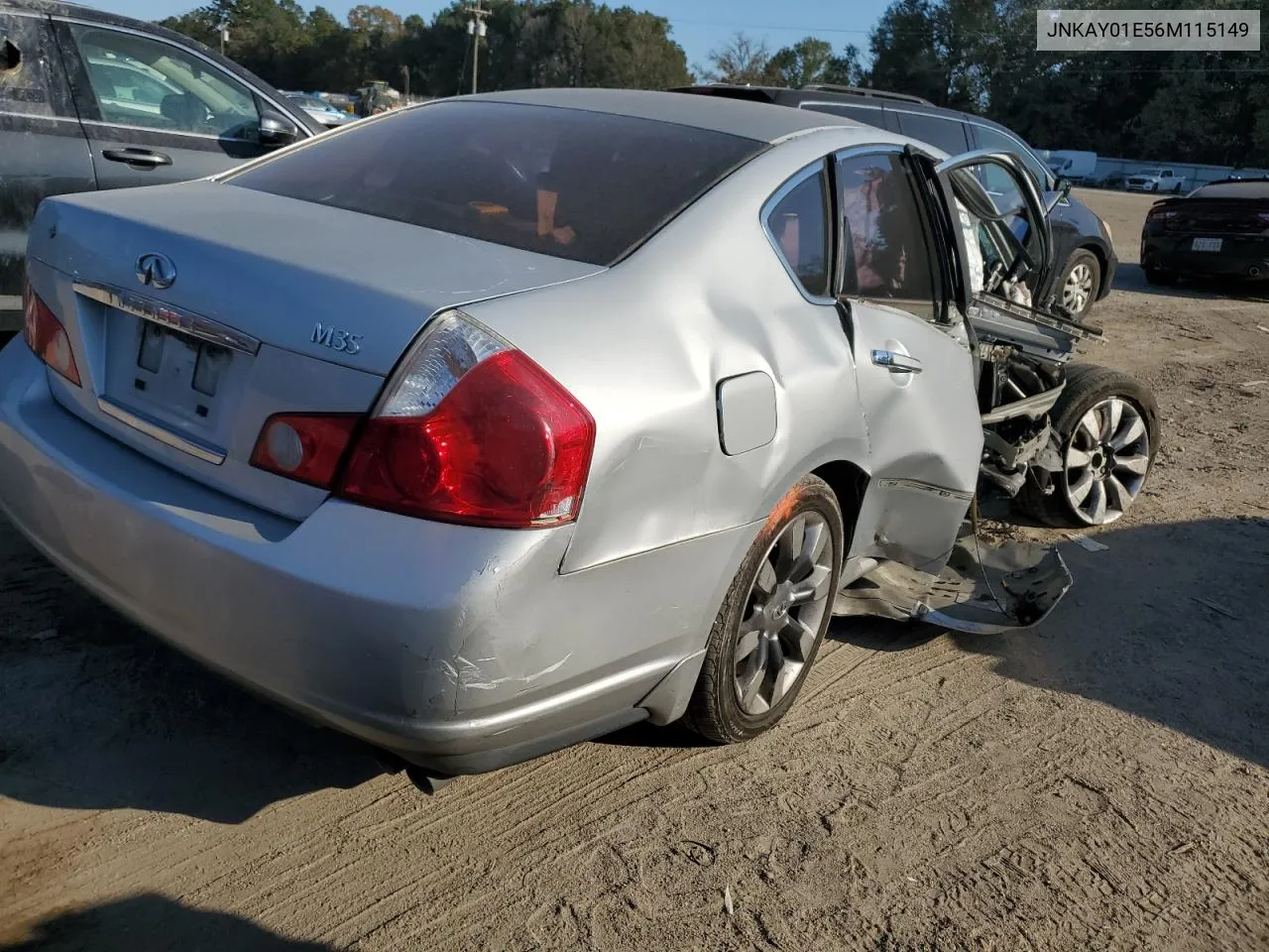 2006 Infiniti M35 Base VIN: JNKAY01E56M115149 Lot: 78088214