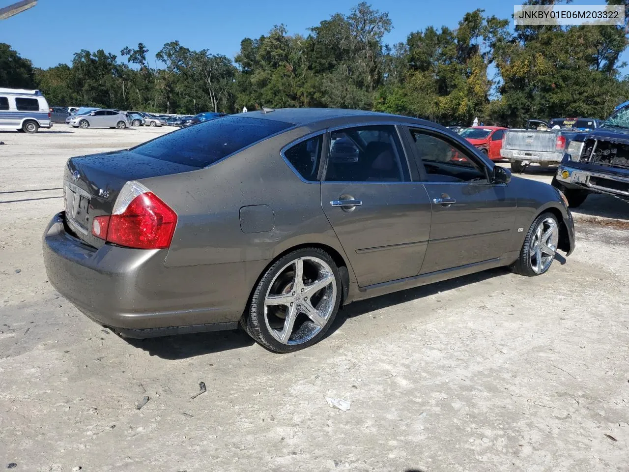 2006 Infiniti M45 Base VIN: JNKBY01E06M203322 Lot: 78189624