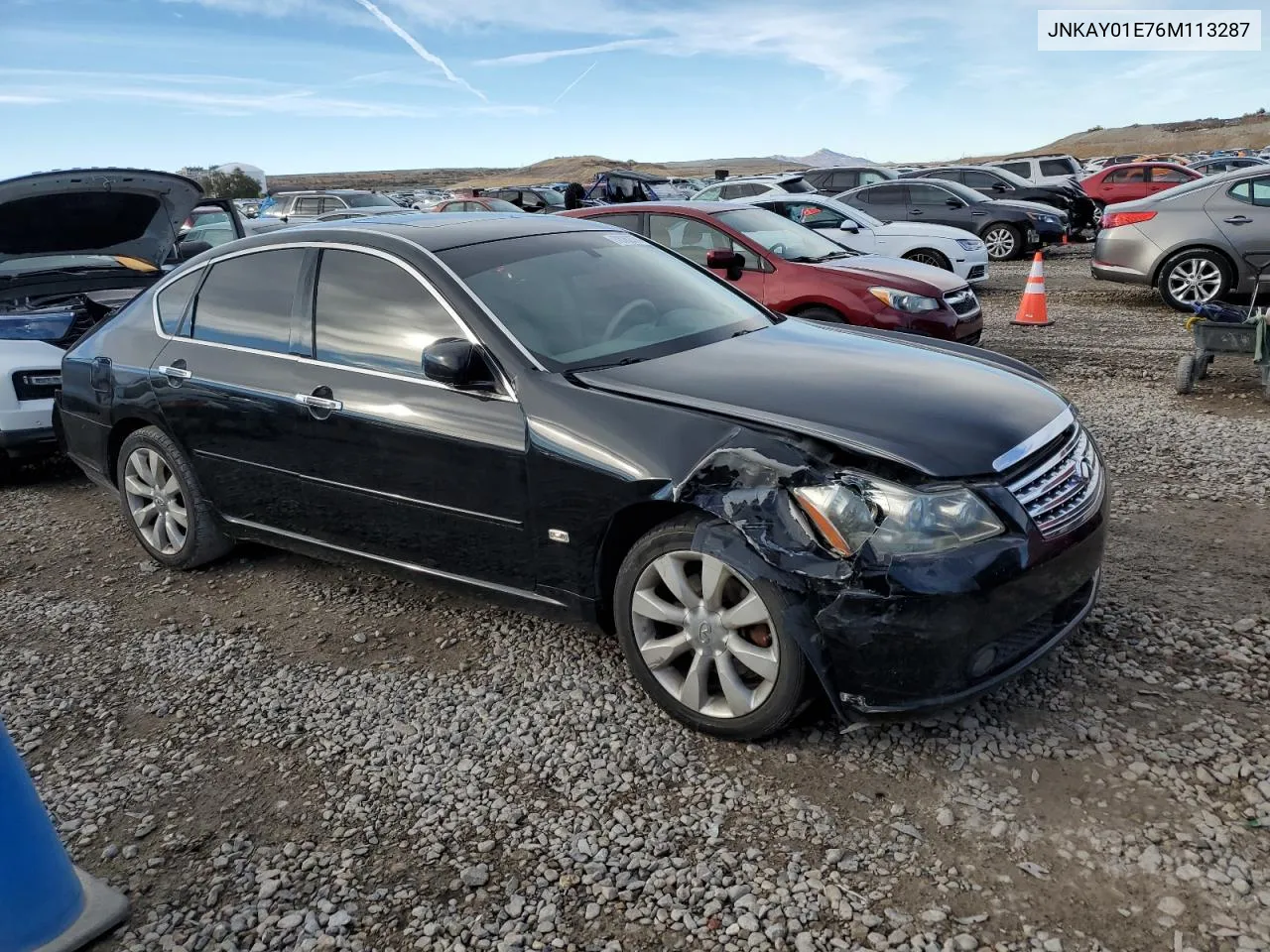 2006 Infiniti M35 Base VIN: JNKAY01E76M113287 Lot: 78962374