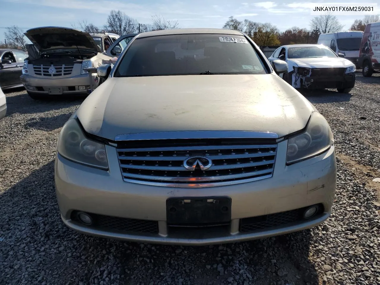 2006 Infiniti M35 Base VIN: JNKAY01FX6M259031 Lot: 79342204