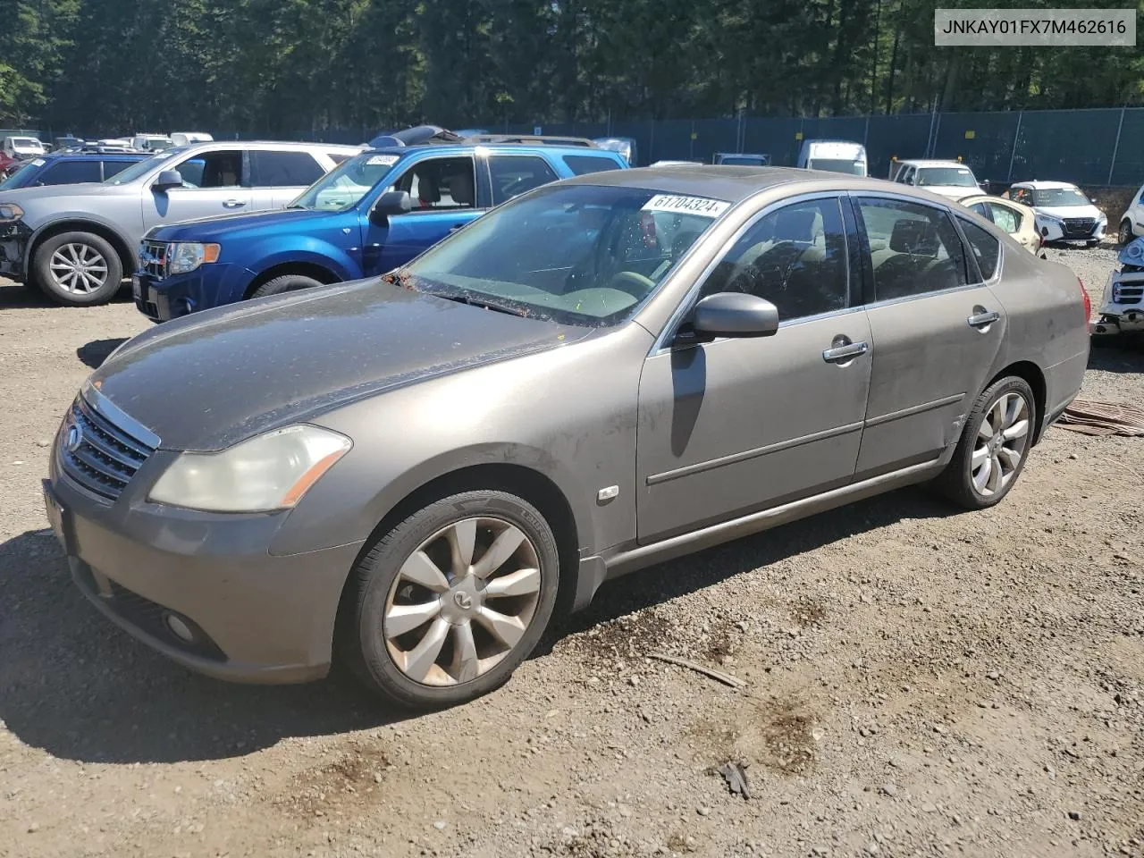 2007 Infiniti M35 Base VIN: JNKAY01FX7M462616 Lot: 61704324