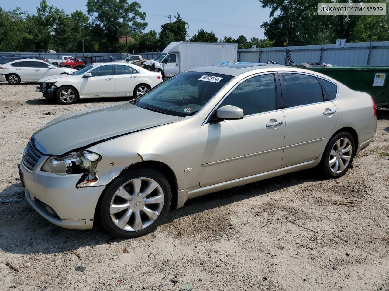 2007 Infiniti M35 Base VIN: JNKAY01F47M456939 Lot: 65373314