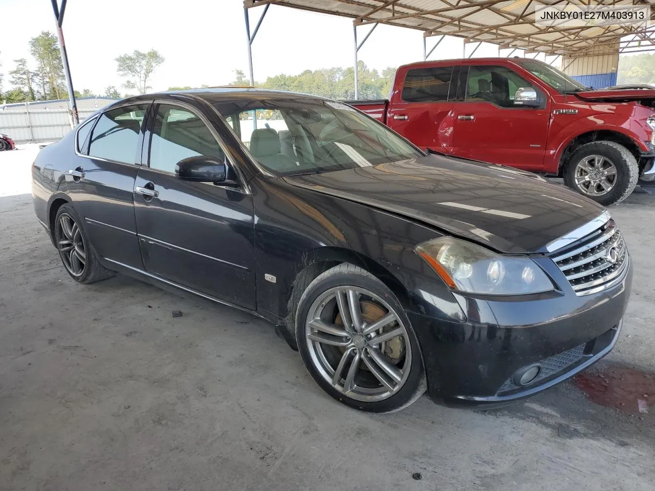 2007 Infiniti M45 Base VIN: JNKBY01E27M403913 Lot: 65448104