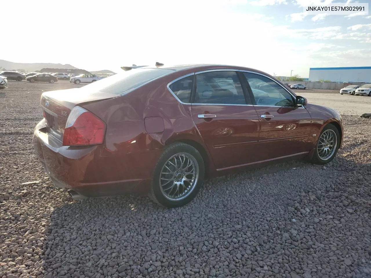 2007 Infiniti M35 Base VIN: JNKAY01E57M302991 Lot: 69026834