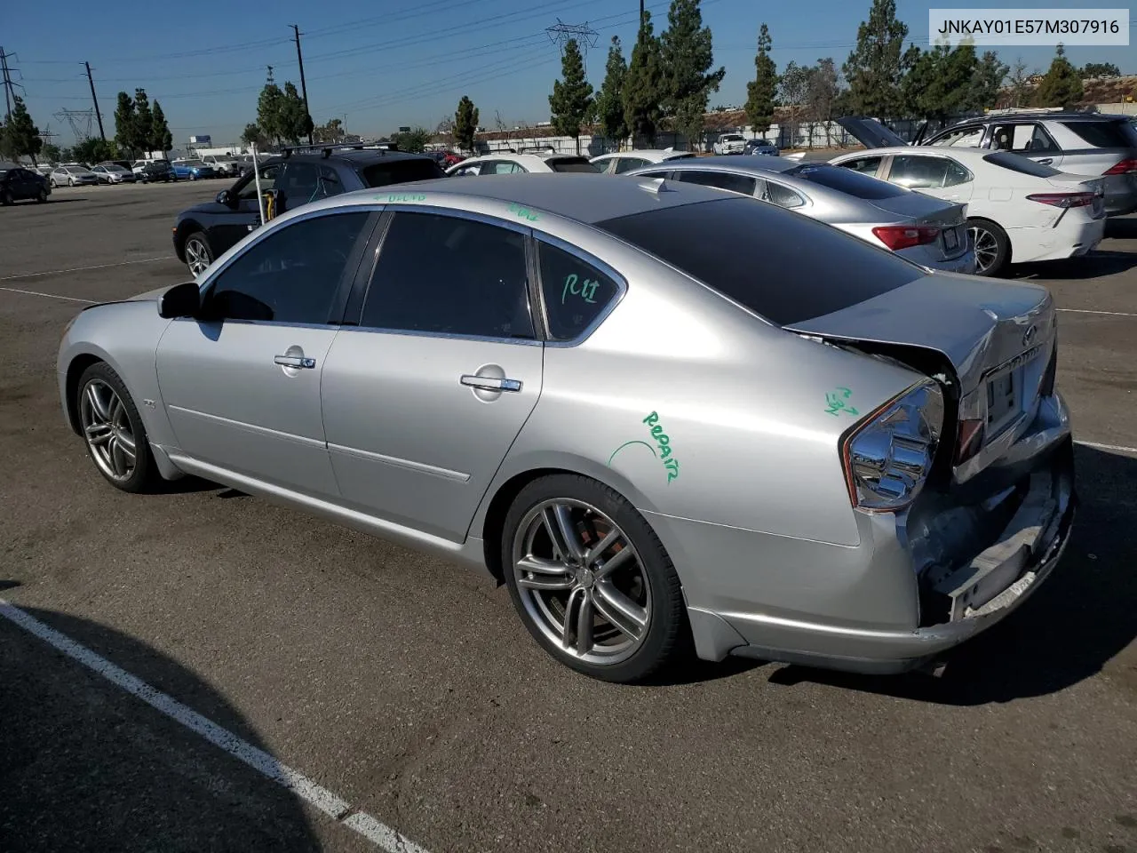 2007 Infiniti M35 Base VIN: JNKAY01E57M307916 Lot: 70223554