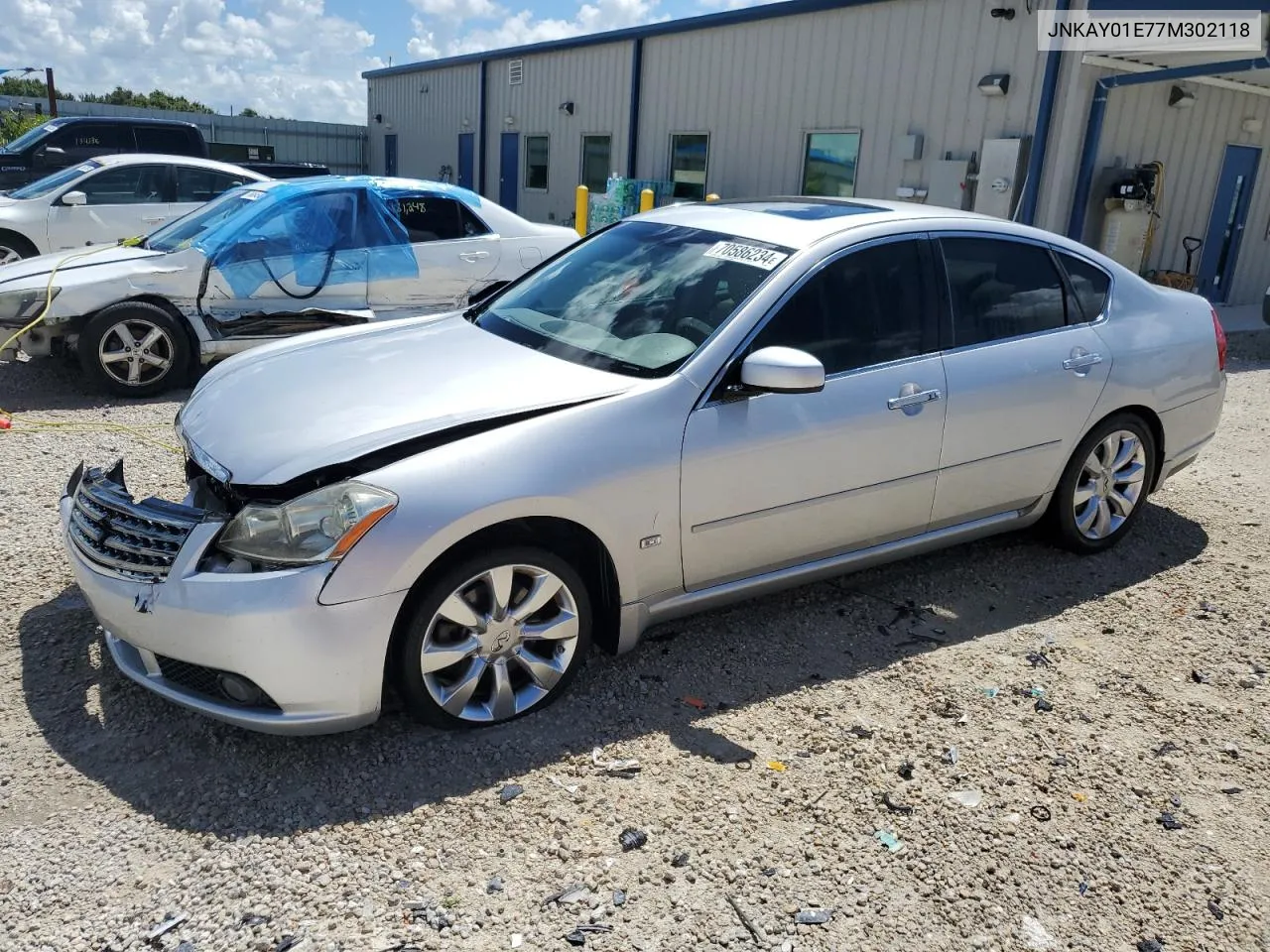 2007 Infiniti M35 Base VIN: JNKAY01E77M302118 Lot: 70586234