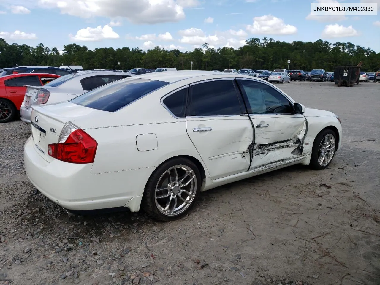 2007 Infiniti M45 Base VIN: JNKBY01E87M402880 Lot: 70712314