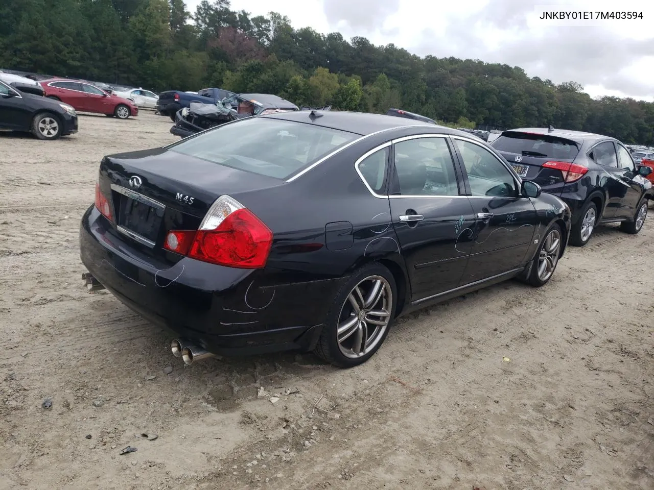 2007 Infiniti M45 Base VIN: JNKBY01E17M403594 Lot: 71701264