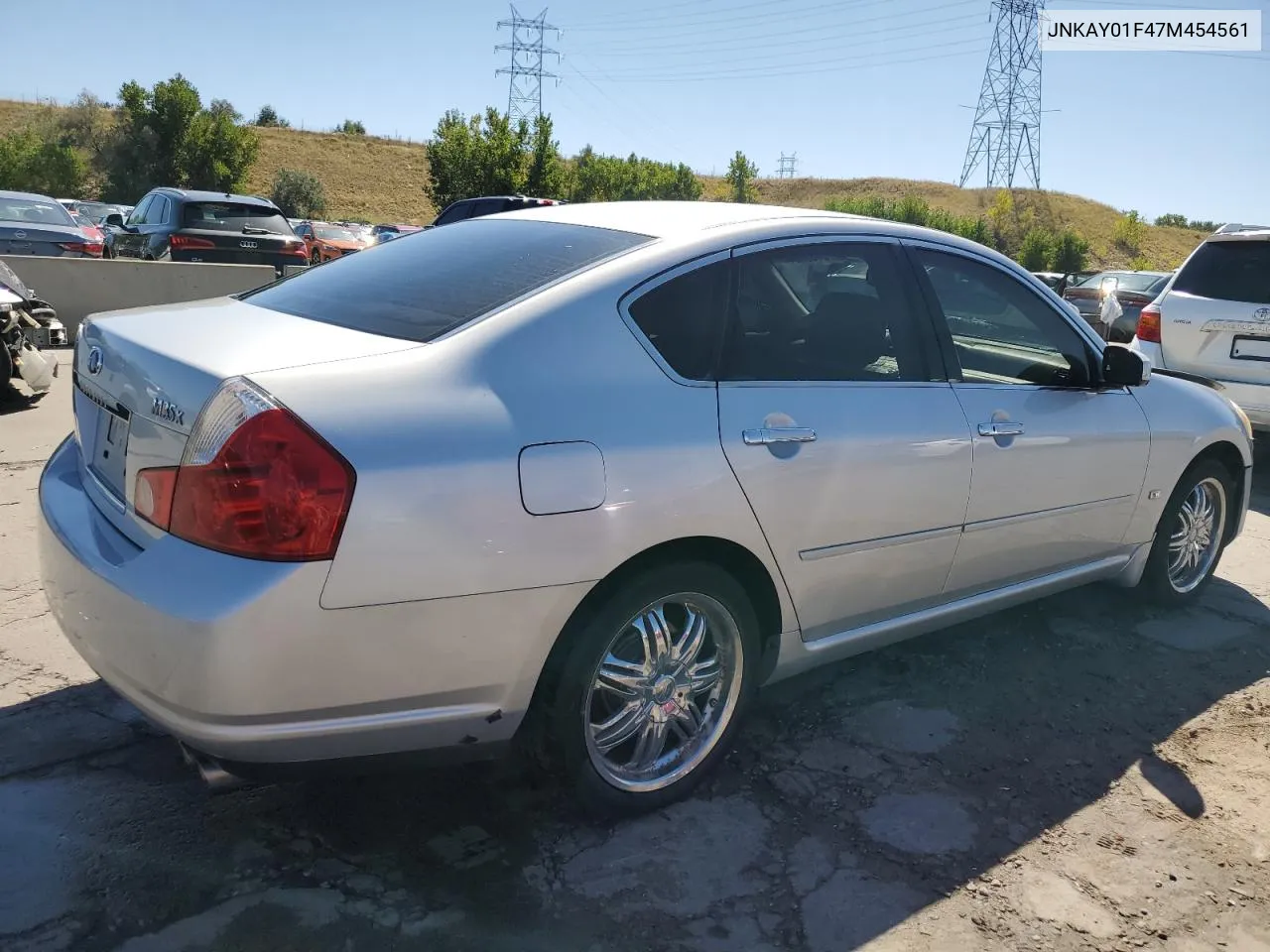 2007 Infiniti M35 Base VIN: JNKAY01F47M454561 Lot: 72785384