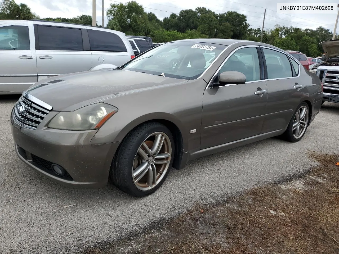 2007 Infiniti M45 Base VIN: JNKBY01E87M402698 Lot: 74287754