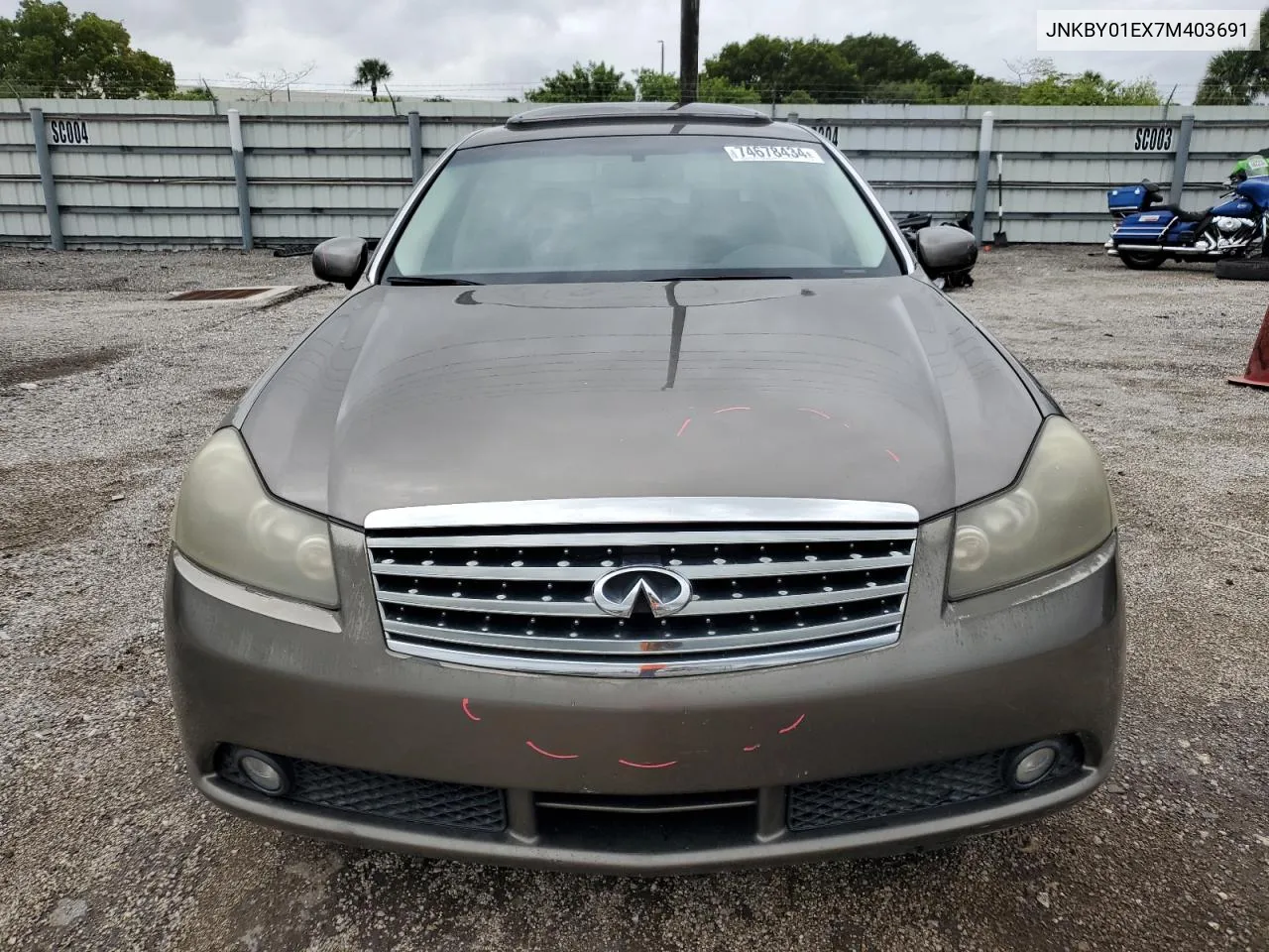 2007 Infiniti M45 Base VIN: JNKBY01EX7M403691 Lot: 74678434