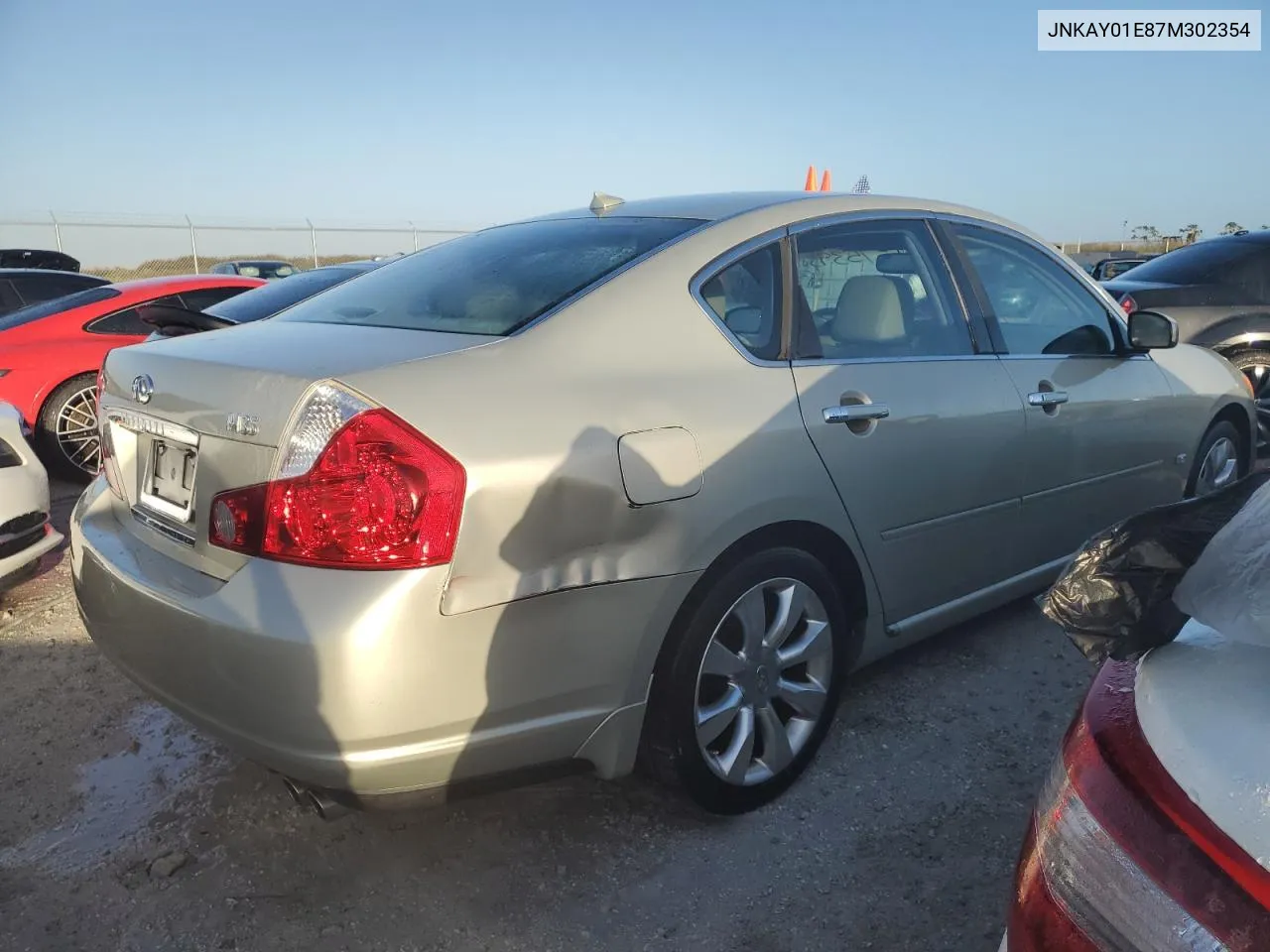 2007 Infiniti M35 Base VIN: JNKAY01E87M302354 Lot: 75393884