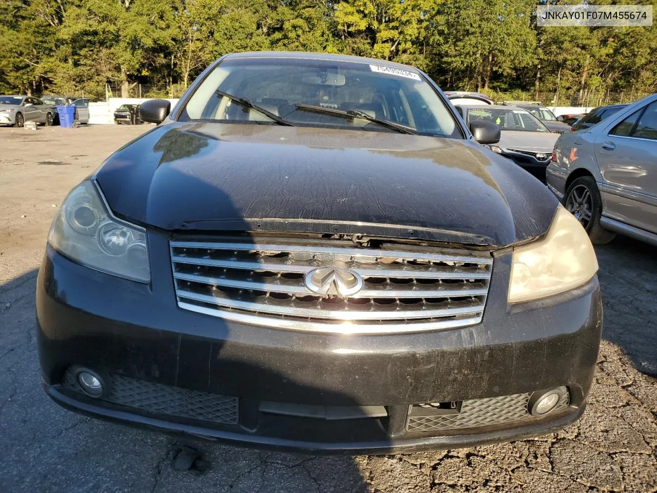 2007 Infiniti M35 Base VIN: JNKAY01F07M455674 Lot: 75495334