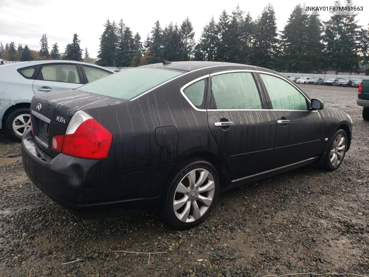 2007 Infiniti M35 Base VIN: JNKAY01F87M451663 Lot: 76757394