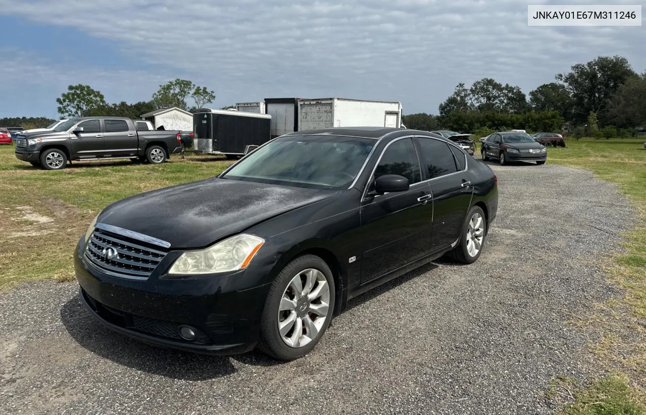 2007 Infiniti M35 Base VIN: JNKAY01E67M311246 Lot: 76803384