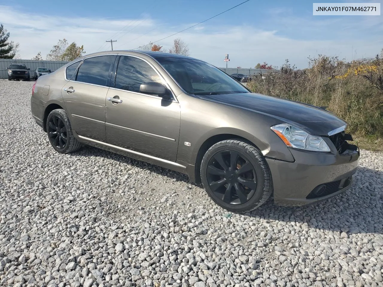 2007 Infiniti M35 Base VIN: JNKAY01F07M462771 Lot: 77111944