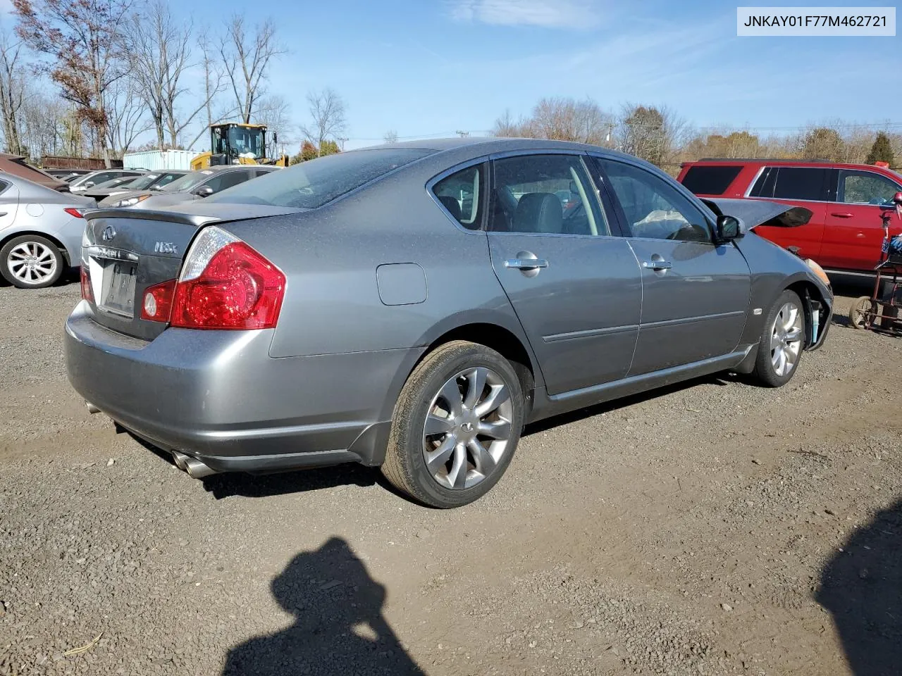 2007 Infiniti M35 Base VIN: JNKAY01F77M462721 Lot: 77755024