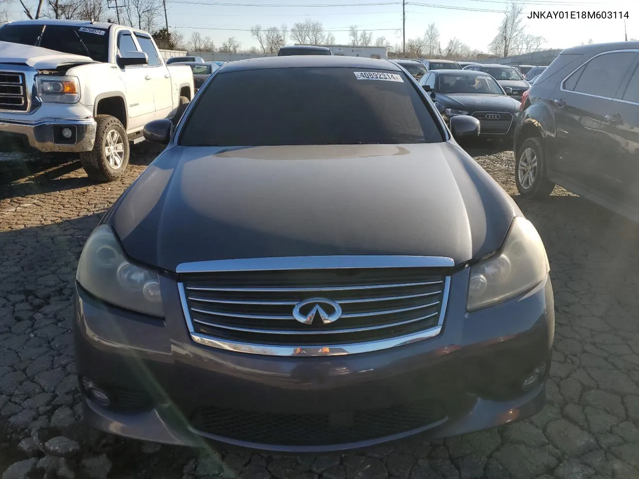 2008 Infiniti M35 Base VIN: JNKAY01E18M603114 Lot: 56921664