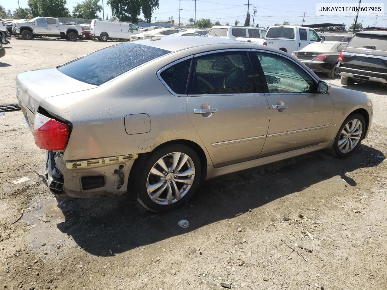 2008 Infiniti M35 Base VIN: JNKAY01E48M607965 Lot: 64260504