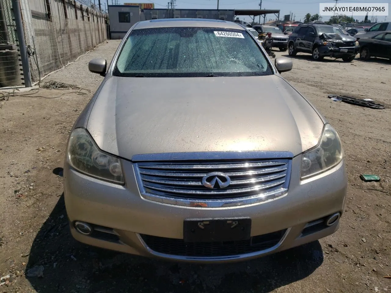 2008 Infiniti M35 Base VIN: JNKAY01E48M607965 Lot: 64260504