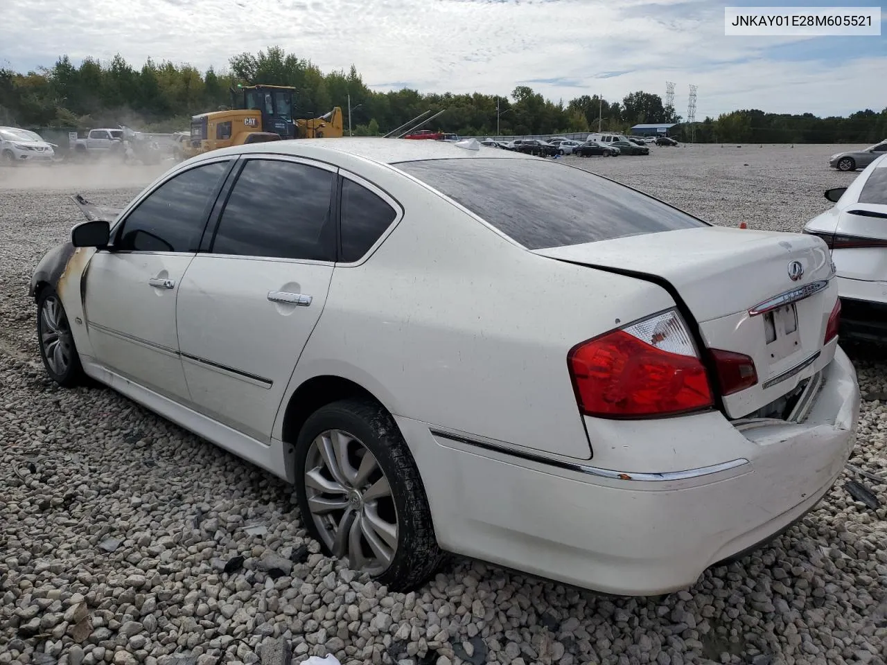 2008 Infiniti M35 Base VIN: JNKAY01E28M605521 Lot: 69669794