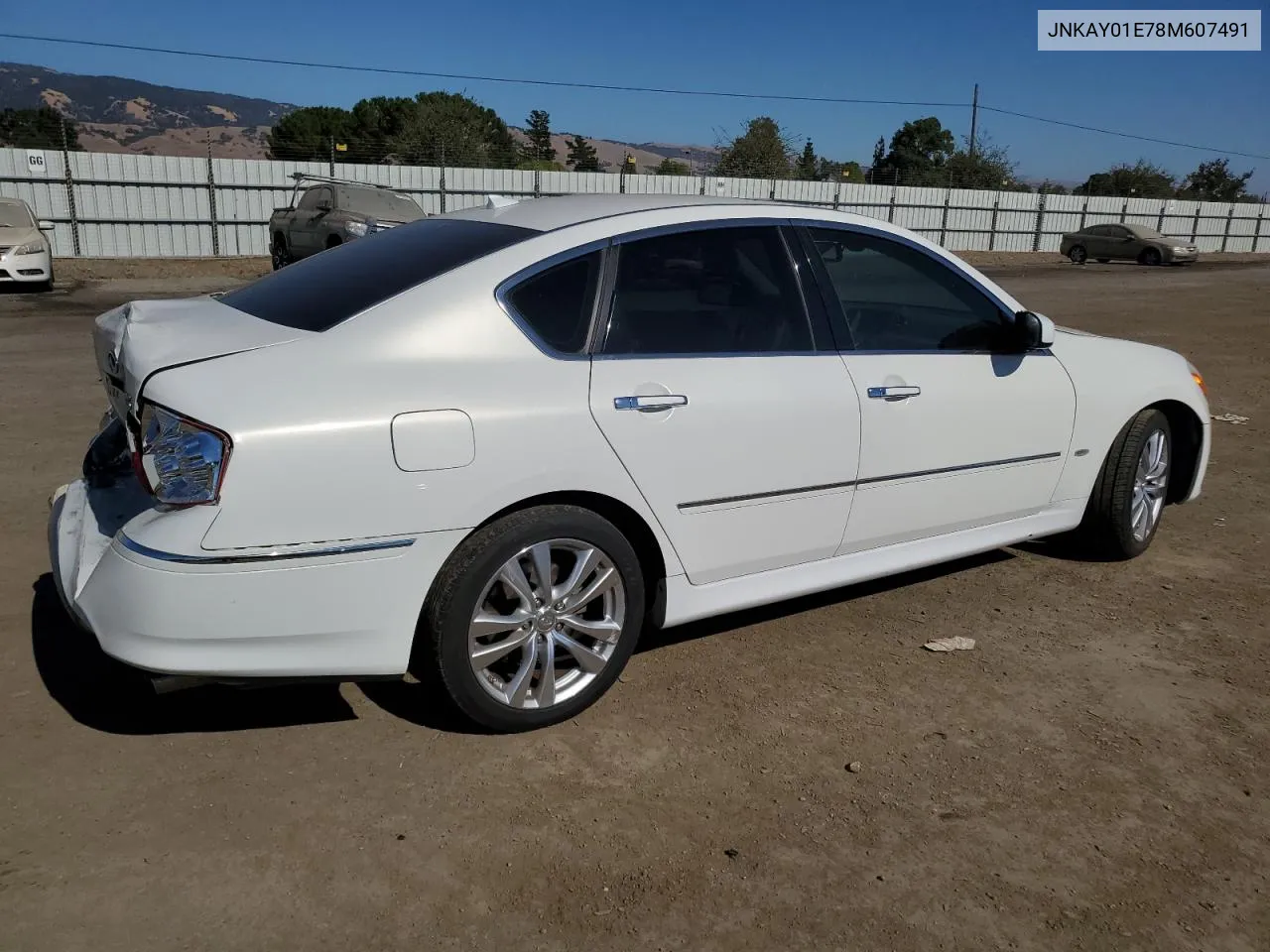 2008 Infiniti M35 Base VIN: JNKAY01E78M607491 Lot: 70801594