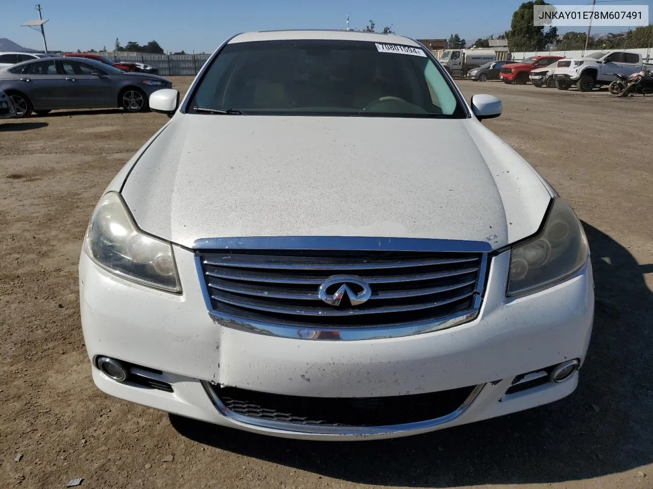 2008 Infiniti M35 Base VIN: JNKAY01E78M607491 Lot: 70801594