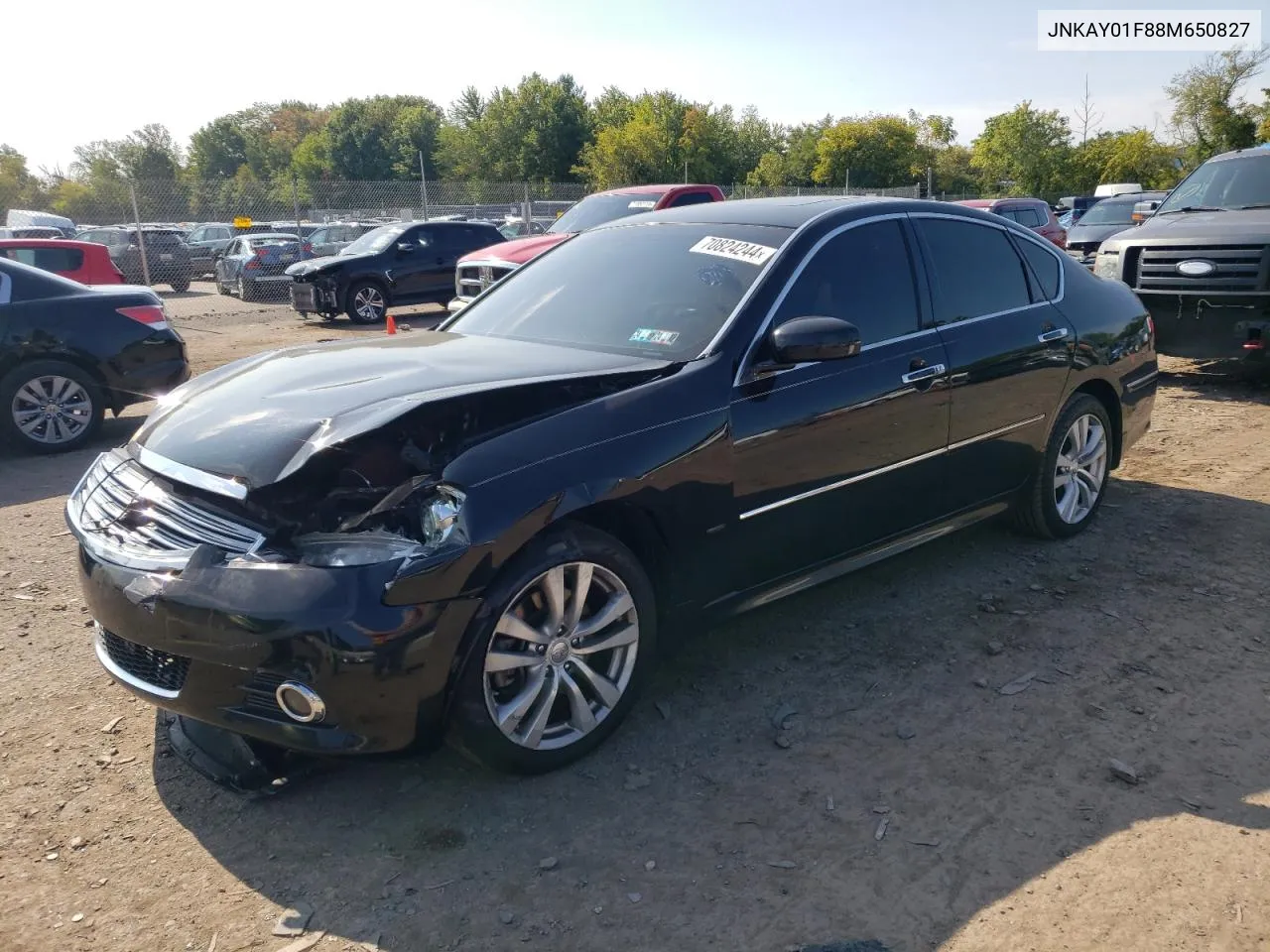 2008 Infiniti M35 Base VIN: JNKAY01F88M650827 Lot: 70824244