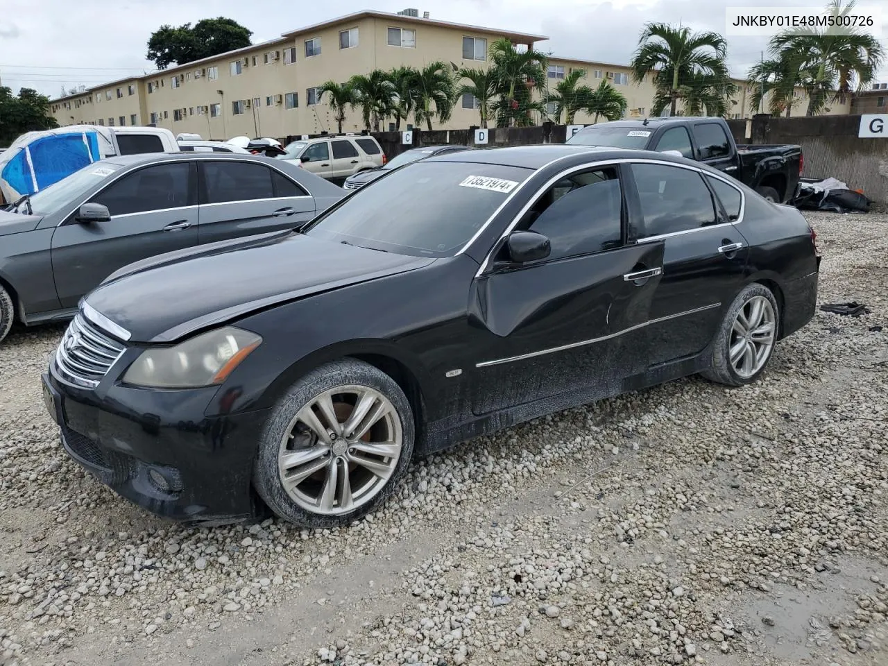 2008 Infiniti M45 Base VIN: JNKBY01E48M500726 Lot: 73521974