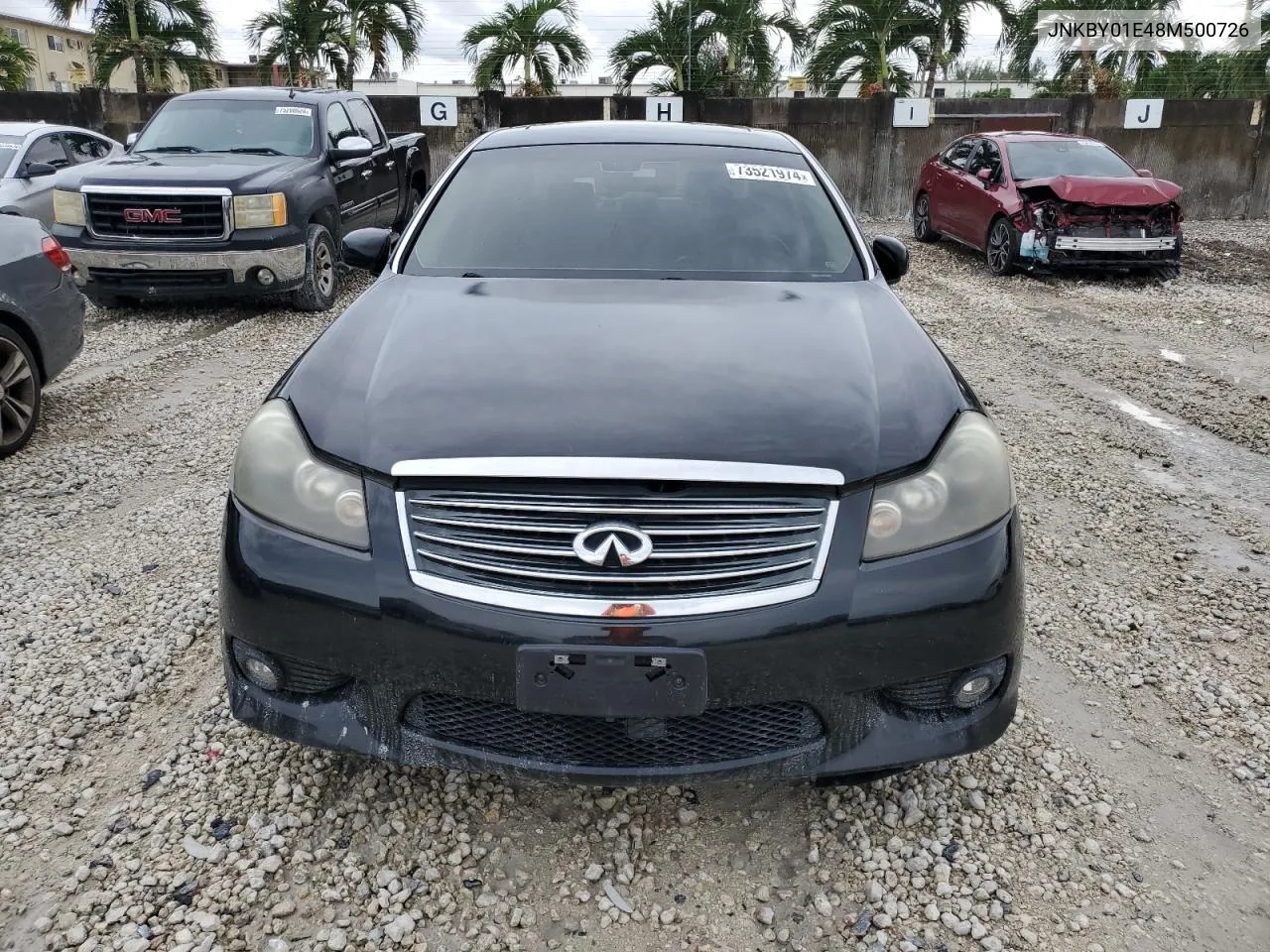 2008 Infiniti M45 Base VIN: JNKBY01E48M500726 Lot: 73521974