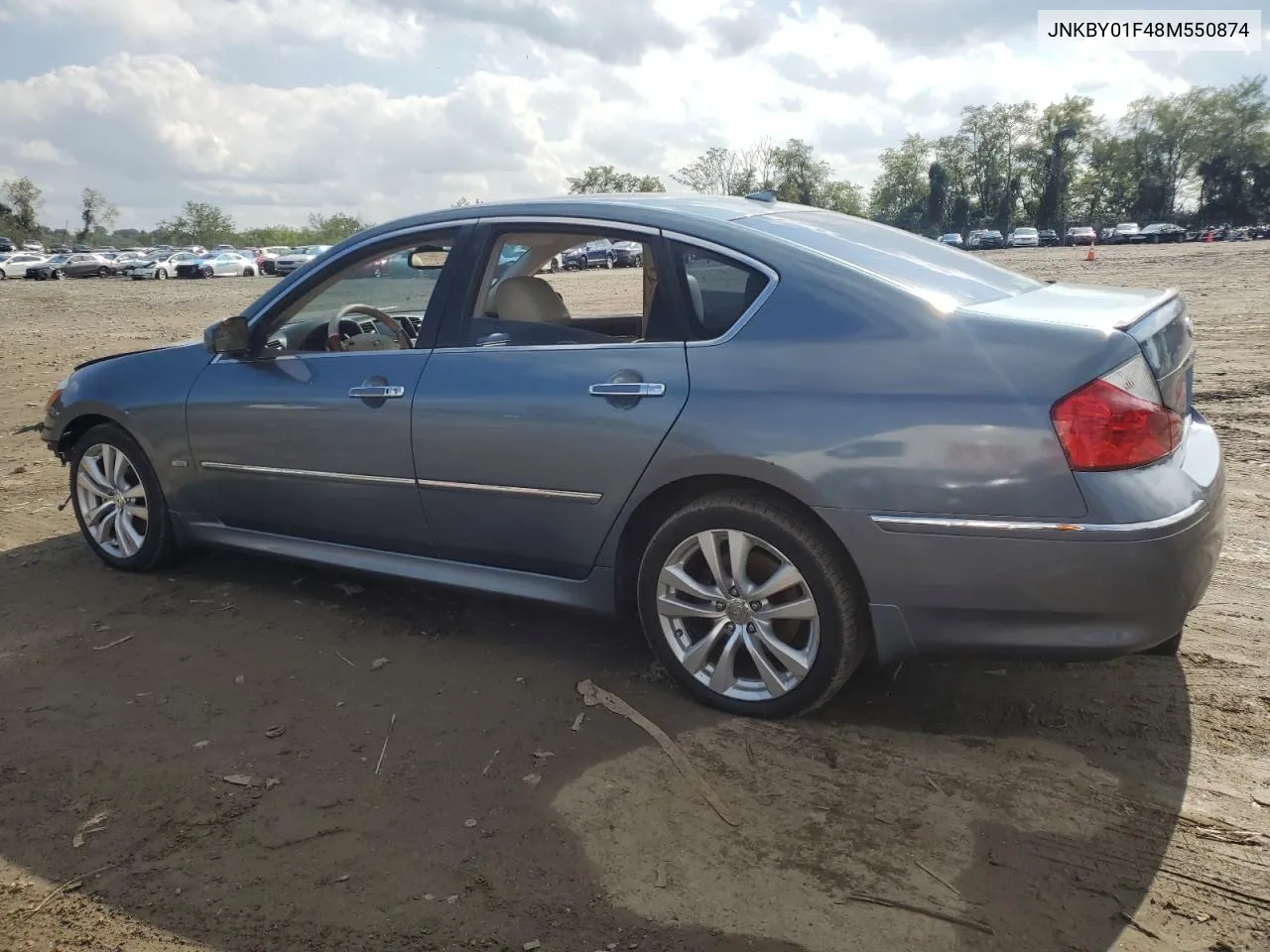 2008 Infiniti M45 VIN: JNKBY01F48M550874 Lot: 74107424