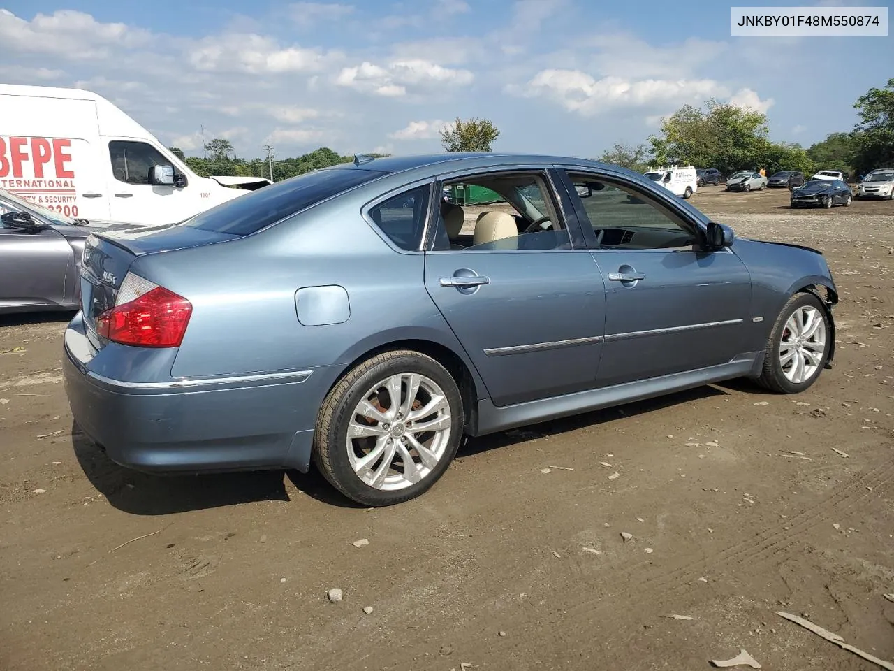 2008 Infiniti M45 VIN: JNKBY01F48M550874 Lot: 74107424